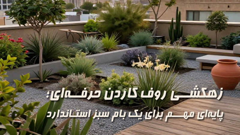 زهکشی روف گاردن