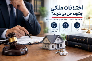 اختلافات ملکی چگونه حل می‌شوند؟ راهنمای خلع ید، تصرف عدوانی و الزام به تنظیم سند رسمی